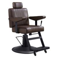 Thumbnail for DIR Dainty Reclining Chairs Brown Variant Front Angled View On White Background