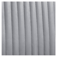 Thumbnail for DIR Dainty Reclining Chairs Close-Up View Of Gray Upholstery With Vertical Stitching
