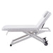 DIR Ebro Electric Facial Bed  Massage Table Side View And Slightly Reclined On White Background