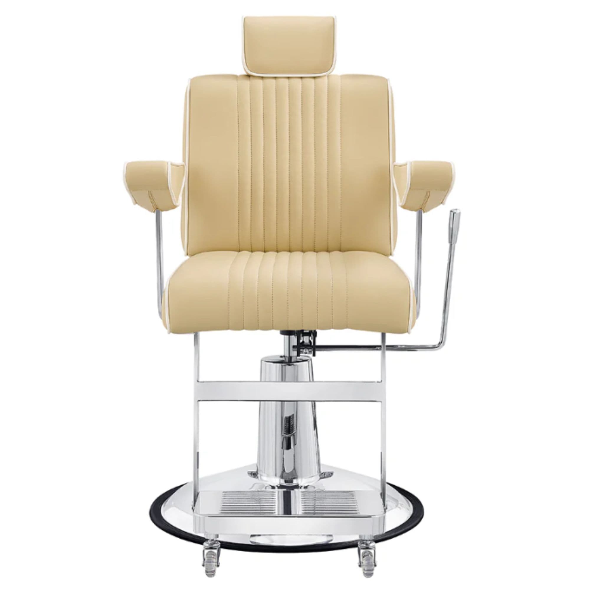 DIR Executive All Purpose Reclining Chair Beige Variant Front View On White Background