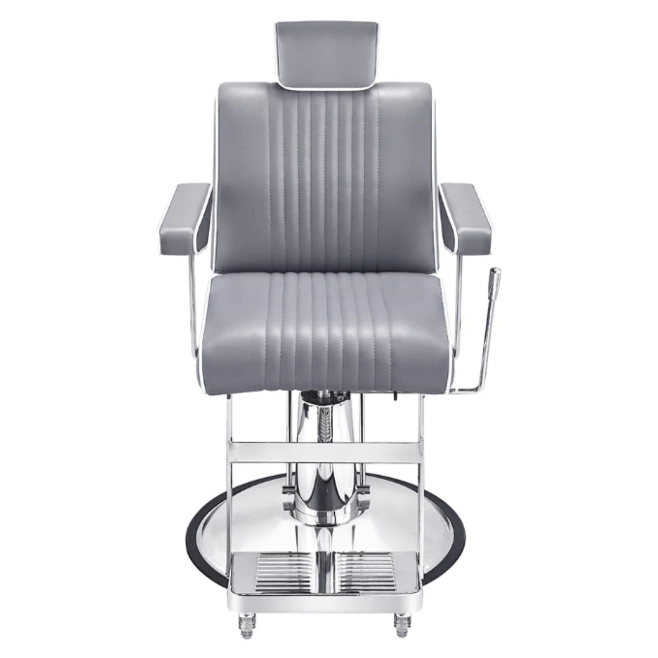 DIR Executive All Purpose Reclining Chair Gray Variant Front View On White Background