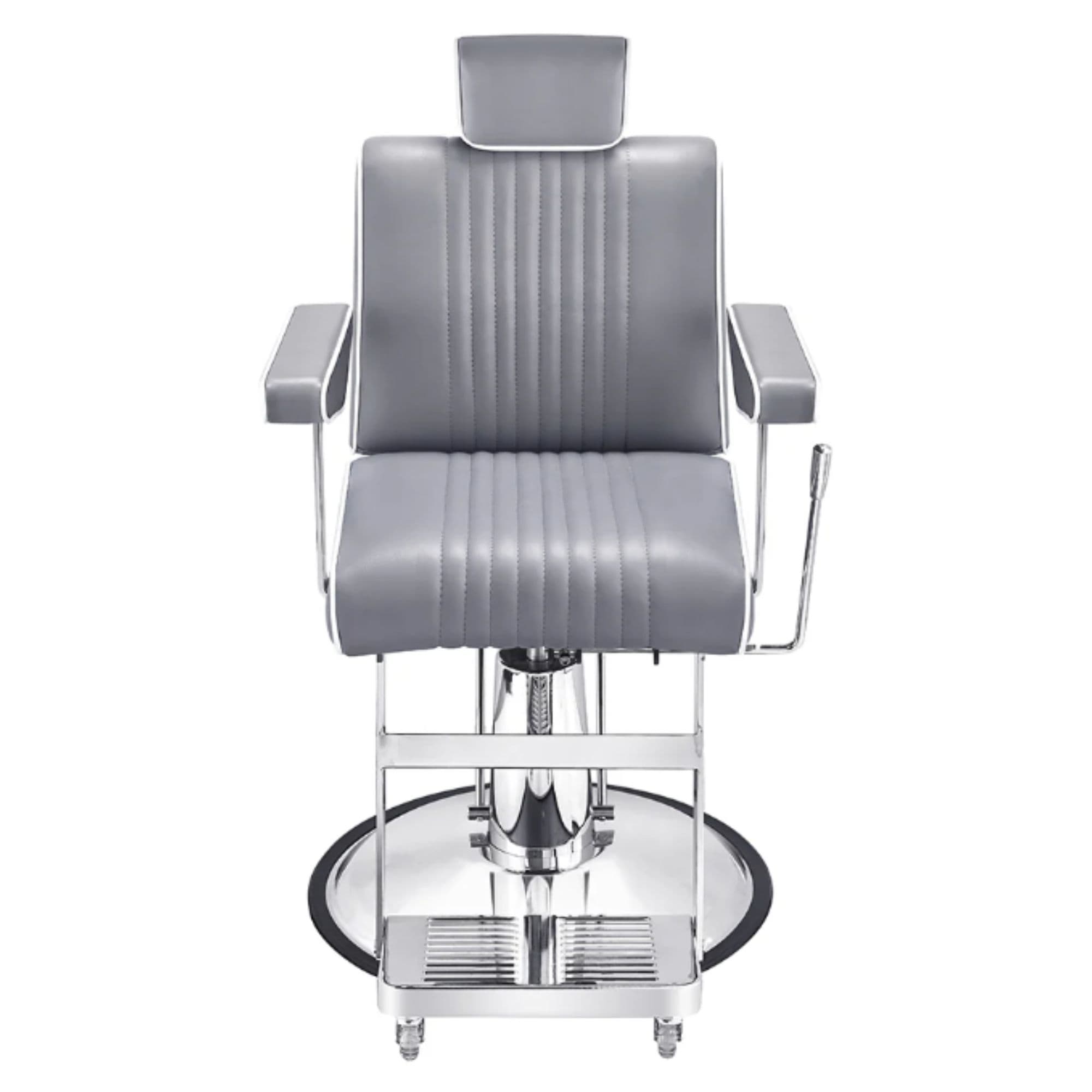 DIR Executive All Purpose Reclining Chair Gray Variant Front View On White Background