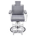 DIR Executive All Purpose Reclining Chair Gray Variant Front View On White Background