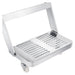 DIR Executive All Purpose Salon Recliner Close-Up View Of Metallic Footrest Platform On White Background