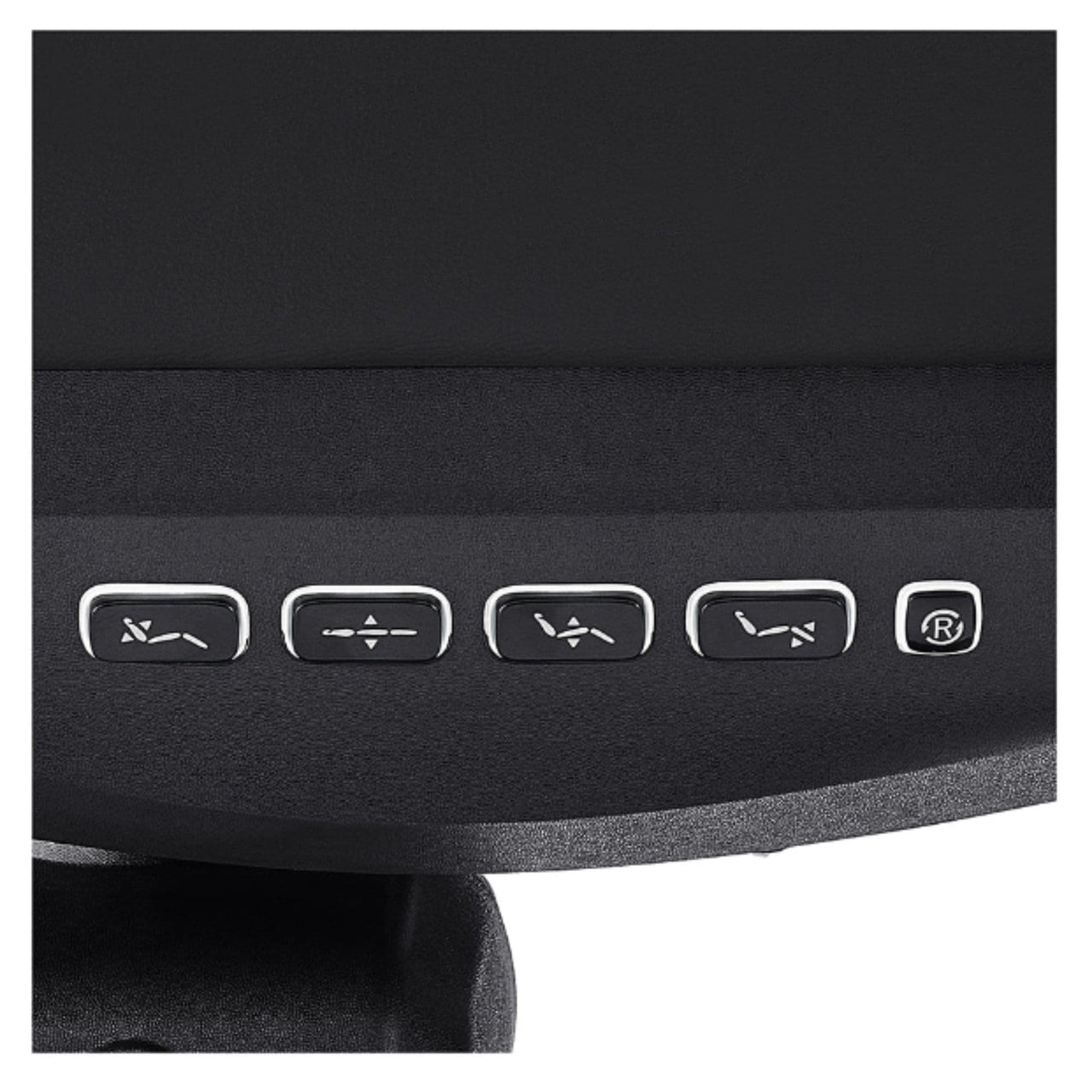 DIR Geneva 4-Motor Gynecology Exam Table Close-Up View Of Integrated Side Control Buttons For Black Variant