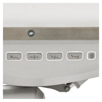 Thumbnail for DIR Geneva 4-Motors OB GYN Exam Table with Stirrups Close-Up View Of Integrated Side Control Buttons For White Variant