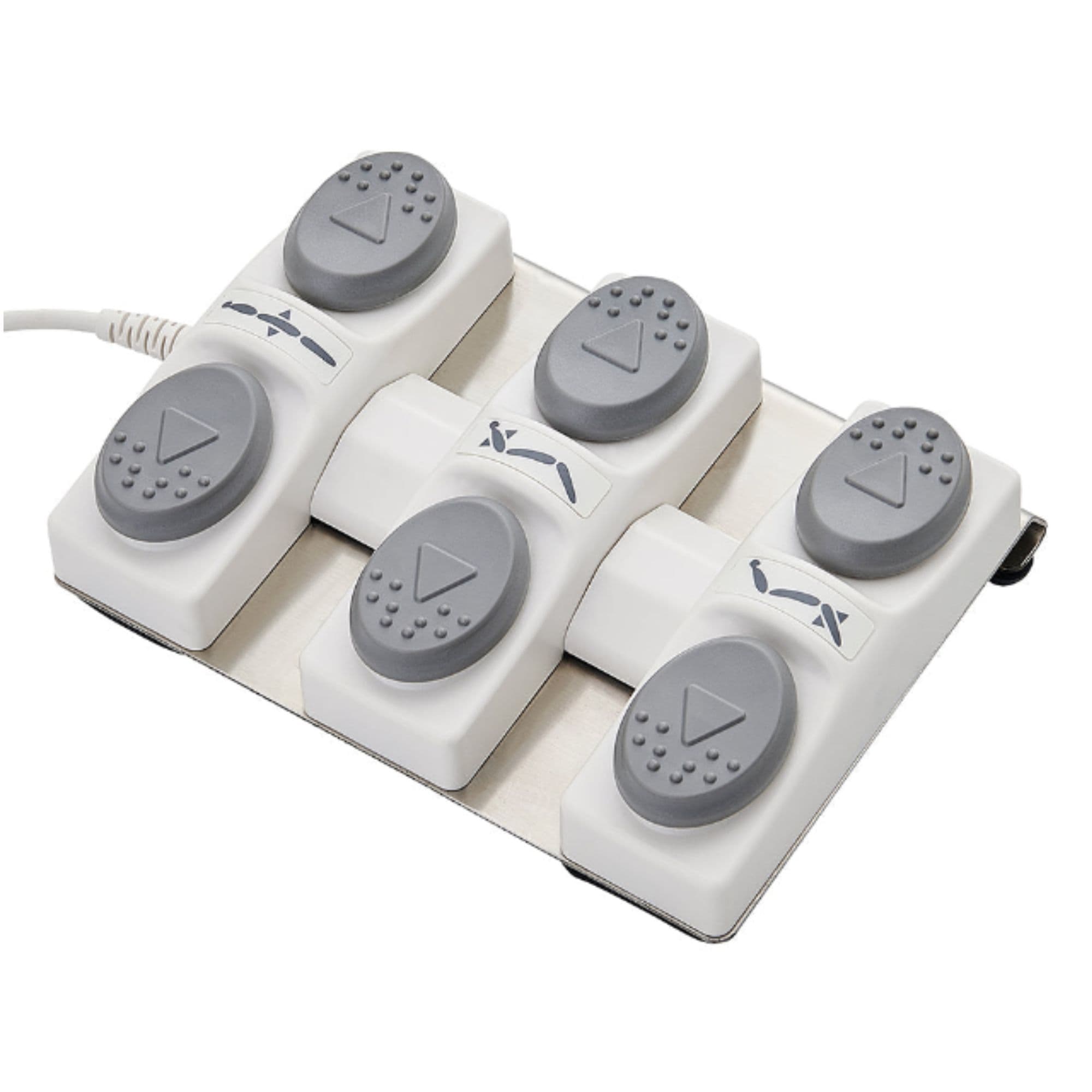 DIR Ink 3-Motors Medical Spa Chair Close-Up View Of Foot Control For Beige Variant