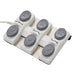 DIR Ink 3-Motors Medical Spa Chair Close-Up View Of Foot Control For White Variant