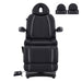 DIR Ink Triple-Motor Spa Treatment Chair Black Variant Front View On White Background
