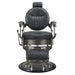 DIR Kaiser Retro Style Vintage Barber Chair Vintage Black Variant Front View On White Background