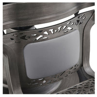 Thumbnail for DIR Kaiser Retro Vintage Barbershop Chair Gray Variant Close-Up View Of Footrest