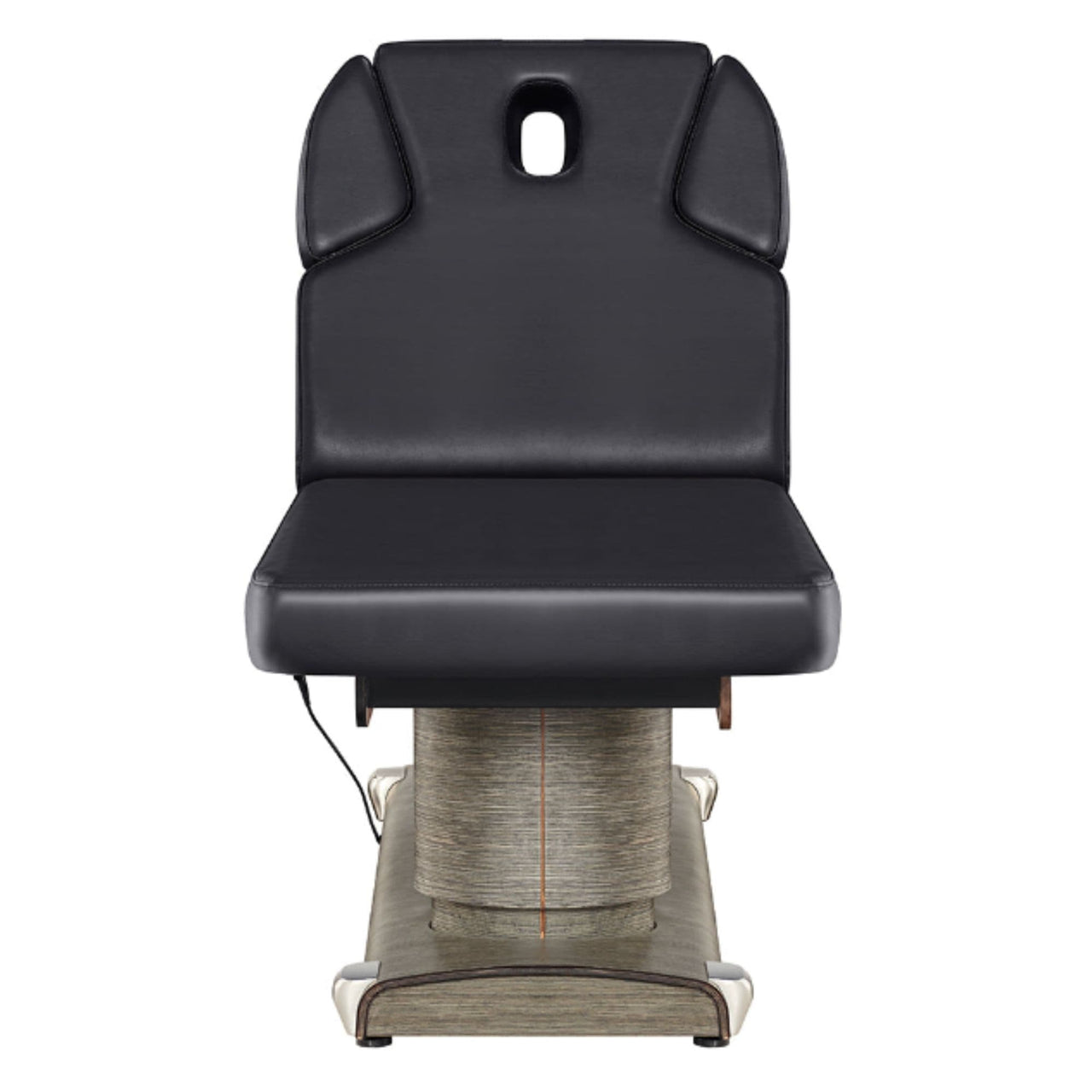 DIR Luxi 4-Motors Medical Spa Treatment Bed Front View Of Black Color On White Background