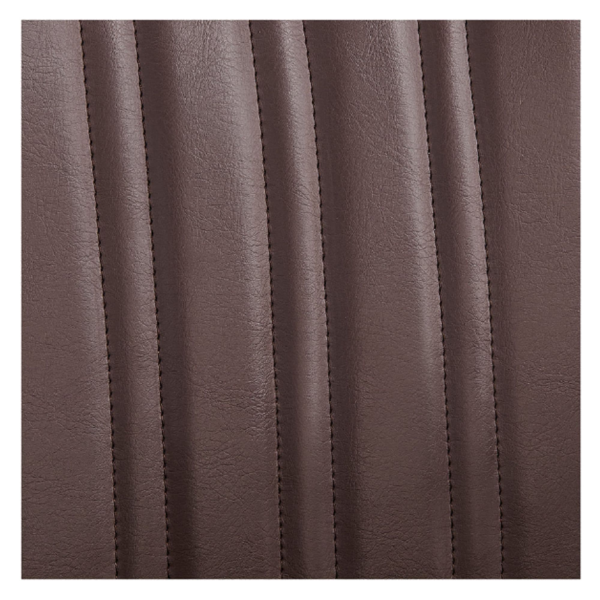 DIR Majesty Antique Barbershop Chairs Close-Up View Of Brown Upholstery With Vertical Stitching