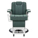 DIR Majesty Antique Barbershop Chairs Green Variant Front View On White Background
