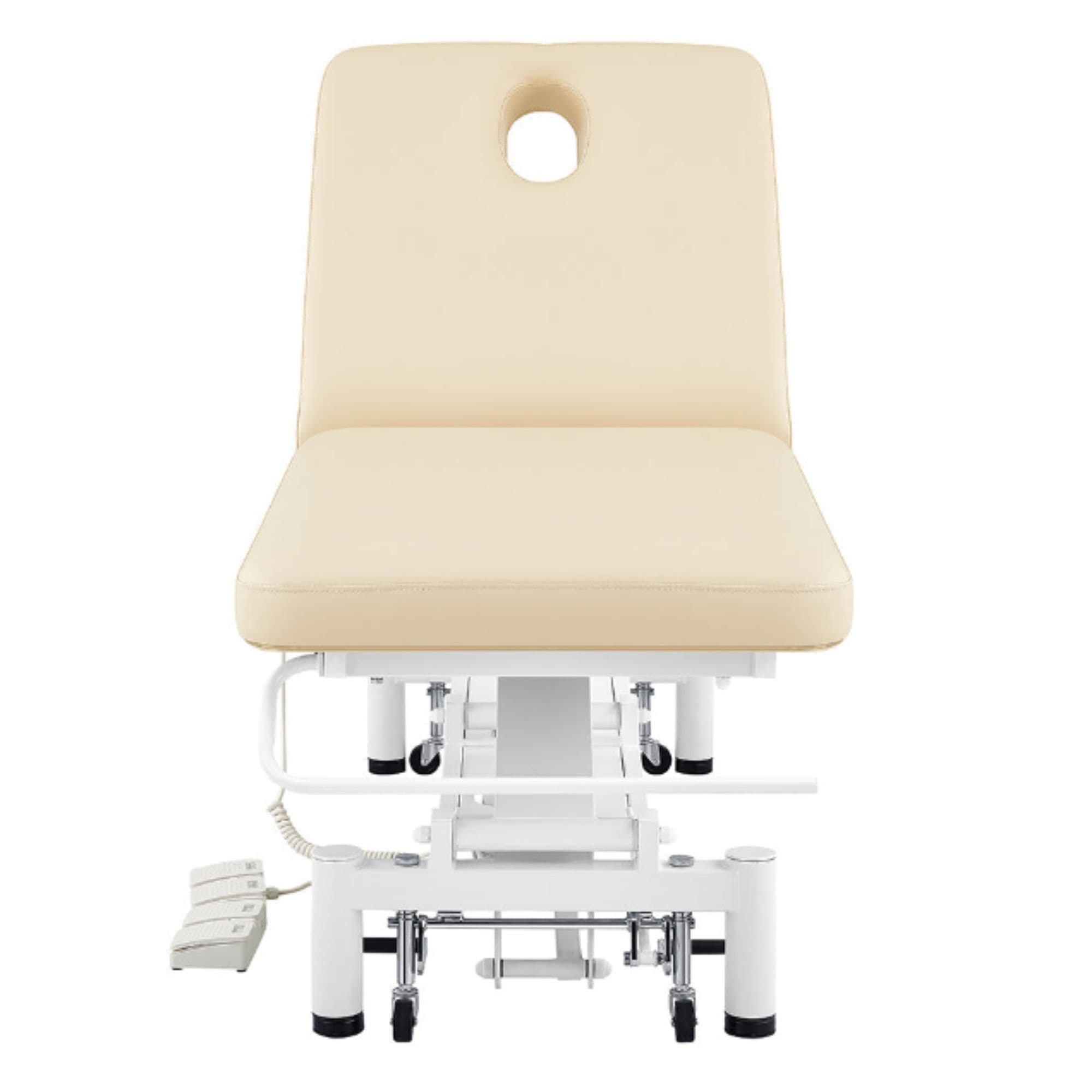 DIR Mar Egeo 2-Motors Electric Medical Spa Treatment Bed Beige Variant Front View On White Background