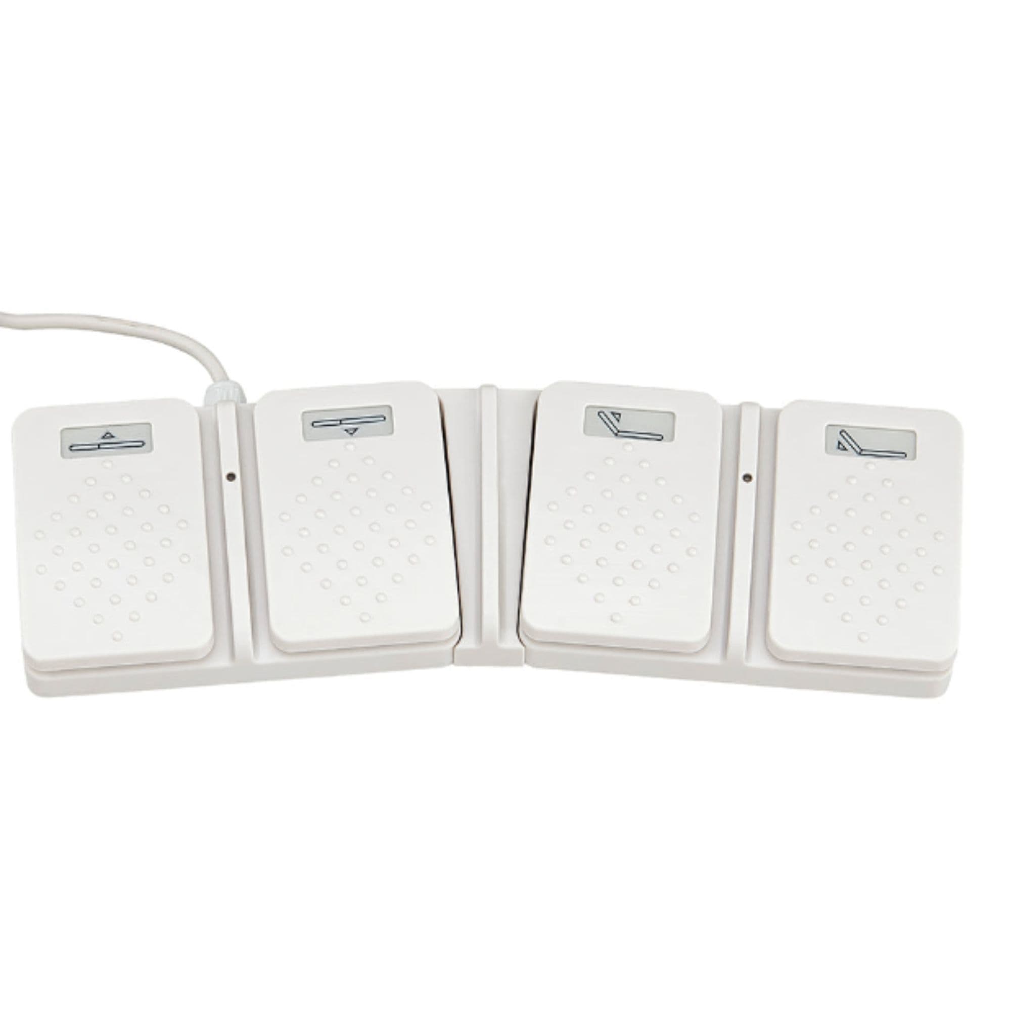 DIR Mar Egeo 2-Motors Electric Medical Spa Treatment Bed Close-Up View Of Foot Control For Gray Variant