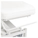 DIR Mar Egeo 2-Motors Electric Medical Spa Treatment Bed Close-Up View Of Paper Towel Holder And Upholstered White Edge