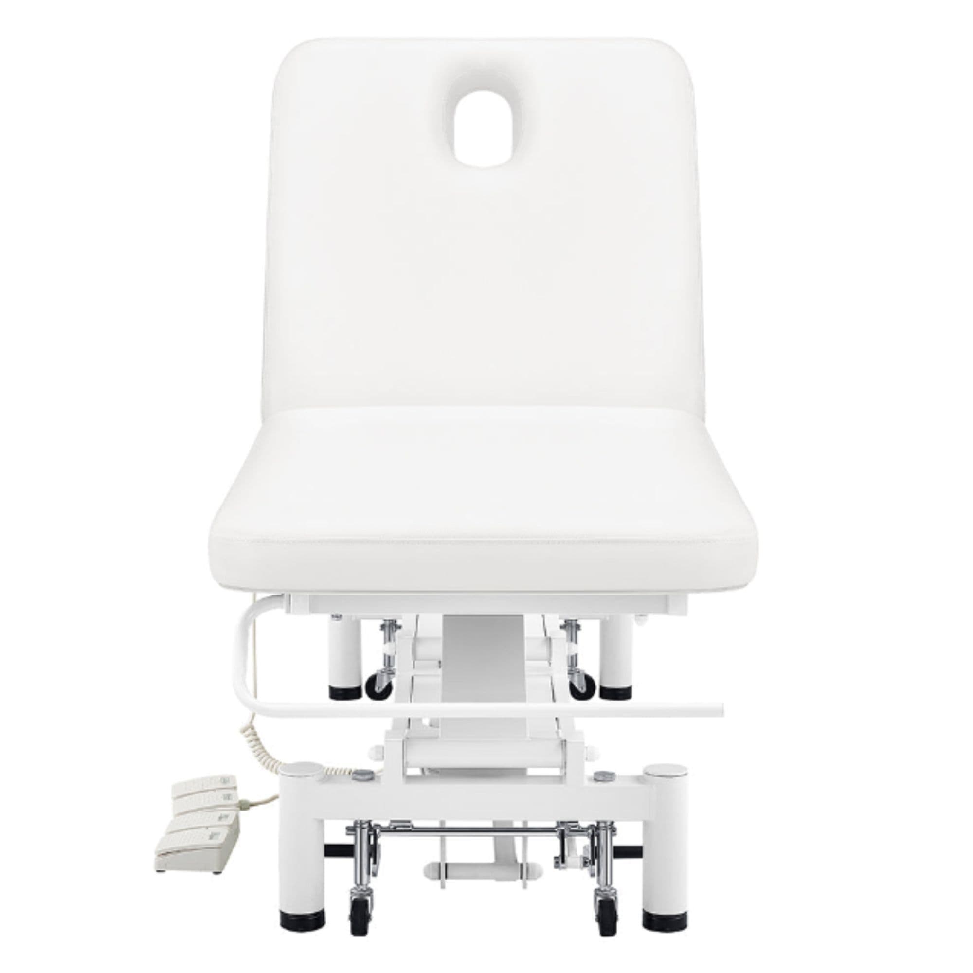 DIR Mar Egeo 2-Motors Electric Medical Spa Treatment Bed White Variant Front View On White Background