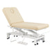 DIR Mar Egeo 2-Motors Electric Spa Treatment Bed Beige Variant With Foot Control On White Background
