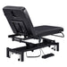 DIR Mar Egeo 2-Motors Electric Spa Treatment Bed Black Variant Rear View On White Background
