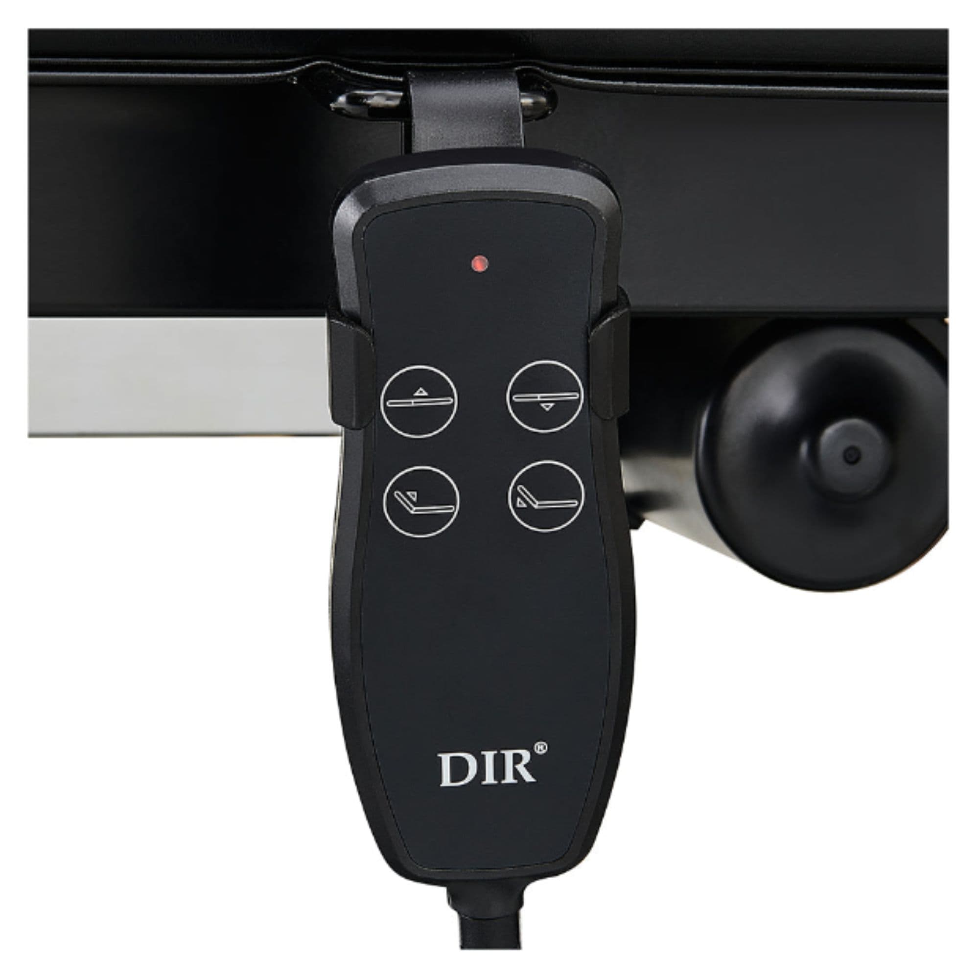 DIR Mar Egeo 2-Motors Electric Spa Treatment Bed Close-Up View Of Remote Control For Black Variant