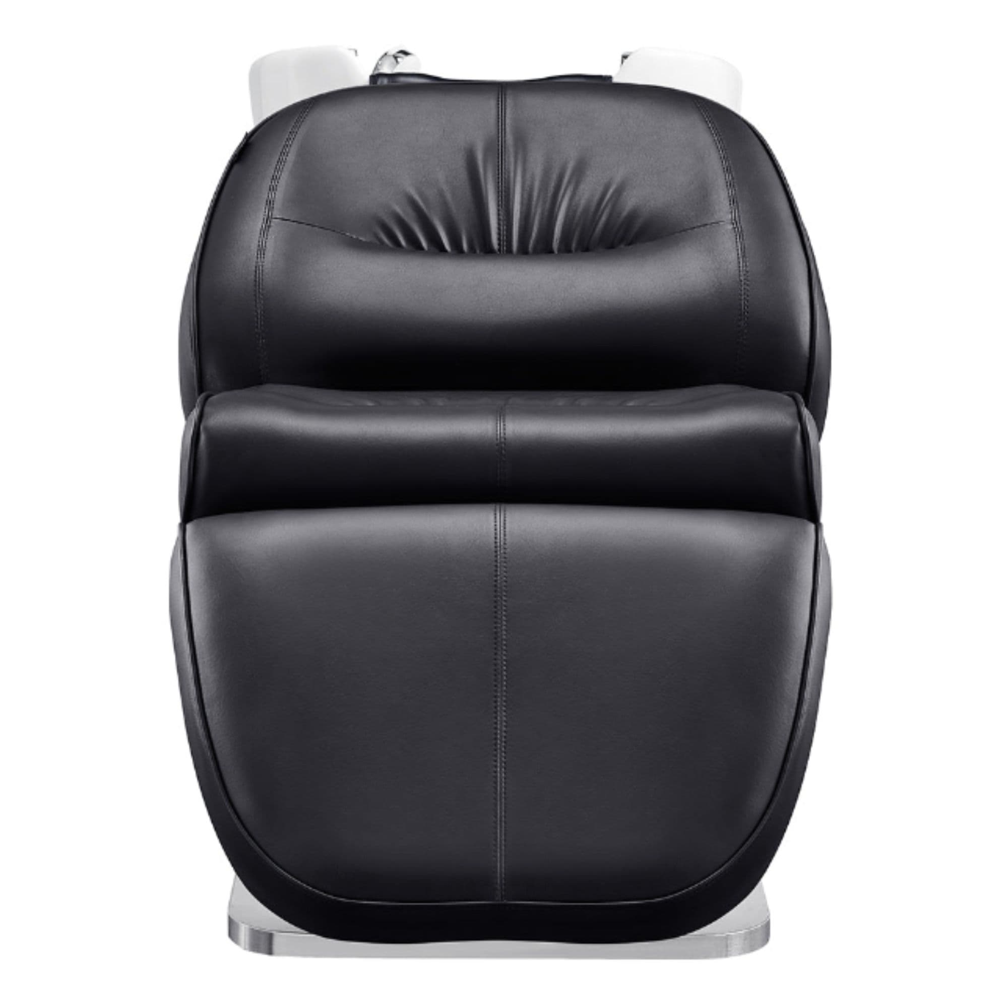 DIR Maximus Spa Reclining Shampoo Bed Black Front View On White Background