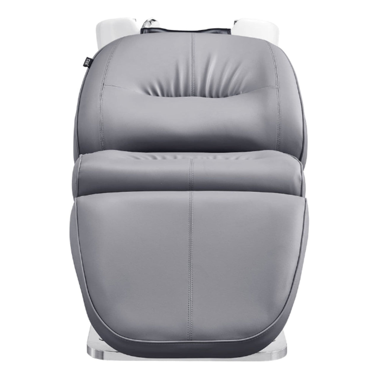 DIR Maximus Spa Salon Reclining Shampoo Bed with Rotating Seat Gray Front View On White Background