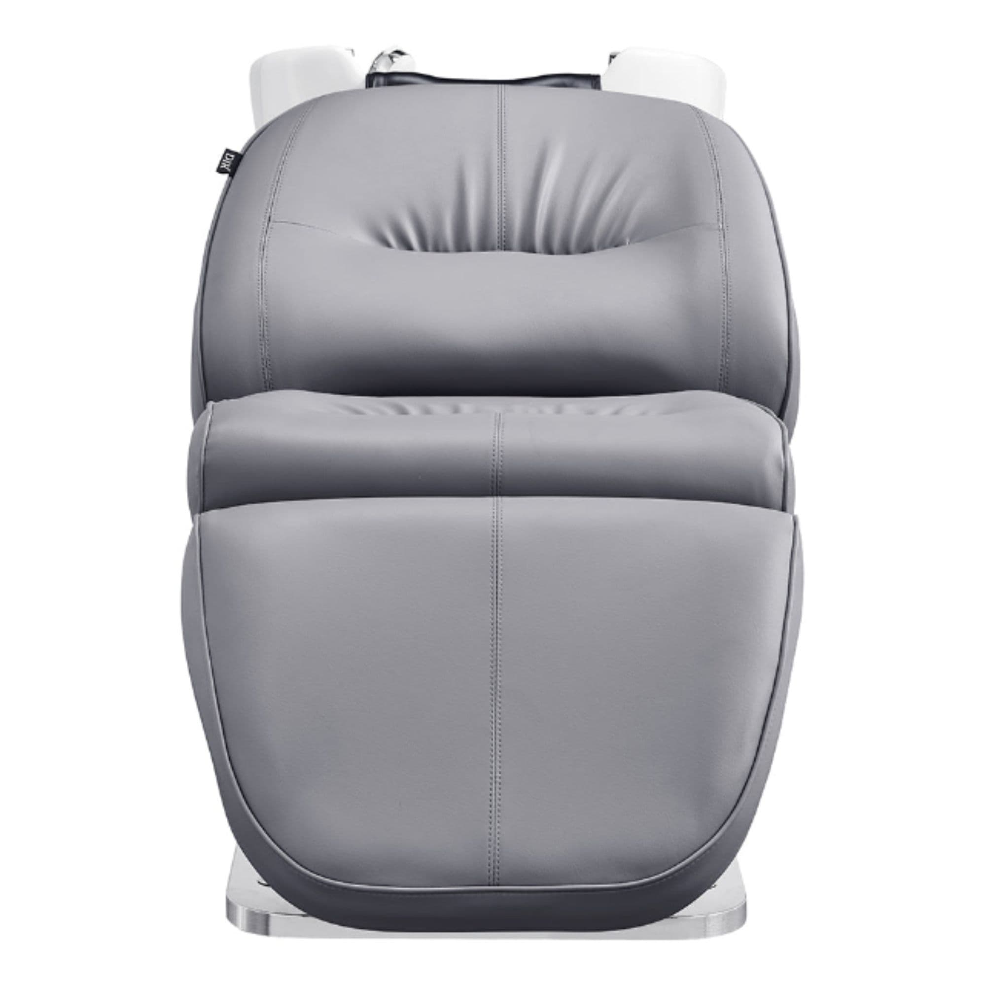 DIR Maximus Spa Salon Reclining Shampoo Bed with Rotating Seat Gray Front View On White Background