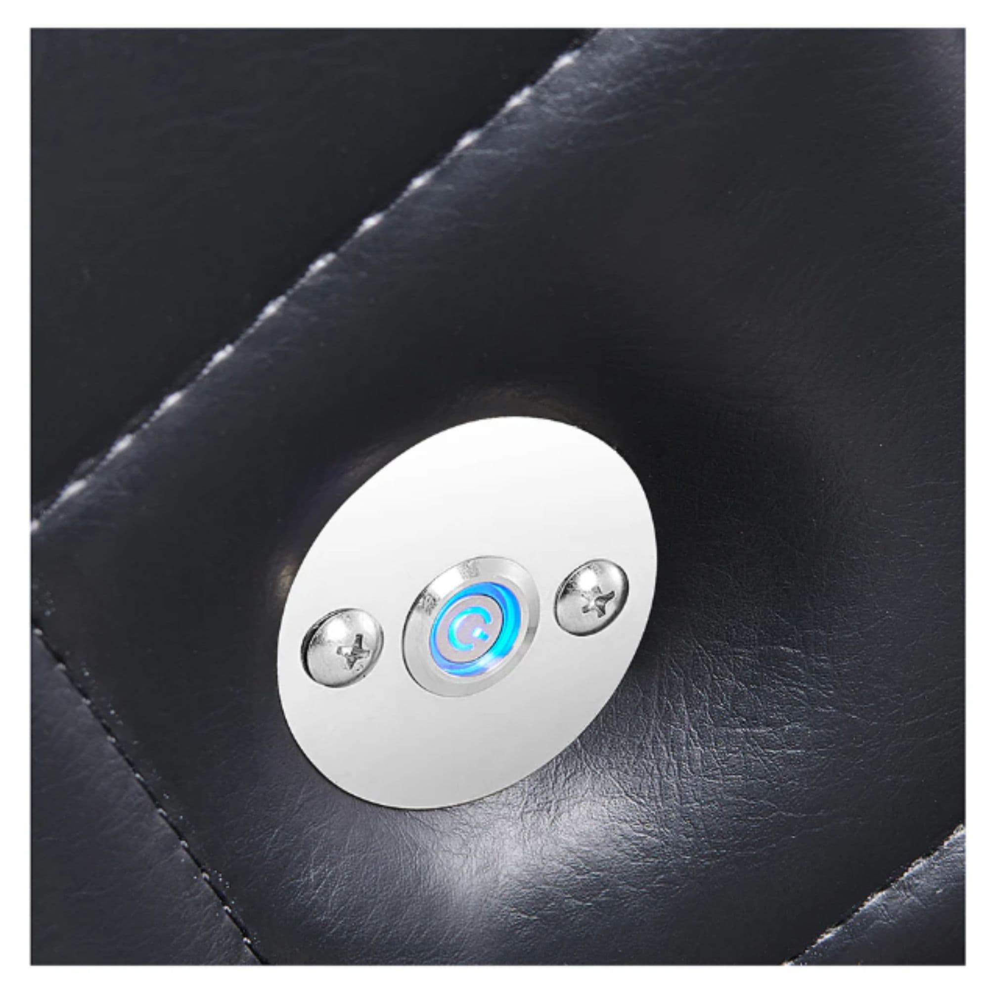 DIR Minervah Massage Shampoo Backwash Station Close-Up View Of Power Button