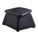 DIR Mochilagon Salon Shampoo Chair with Adjustable Seat Black Color On Clean Background