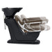 DIR Mochilagon Salon Shampoo Chair with Adjustable Seat Brown Single Shampoo Wash Station With Chair Adjustment Demo