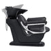 DIR Mochilagon Salon Shampoo Chair with Adjustable Seat Side View With Black Single Shampoo Wash Station