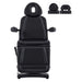 DIR Pavo 4-Motors Swivel Medical Spa Treatment Table Black Variant Front View On White Background