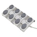 DIR Pavo 4-Motors Swivel Medical Spa Treatment Table Close-Up View Of Foot Control For White Variant