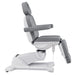 DIR Pavo 4-Motors Swivel Medical Spa Treatment Table Gray Variant Side View On White Background