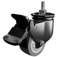 Thumbnail for DIR Pavo OB 4-Motors OB GYN Exam Chair with Stirrups Close-up View Of Caser Wheel