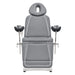 DIR Pavo OB 4-Motors OB GYN Exam Chair with Stirrups Gray Front View On White Background
