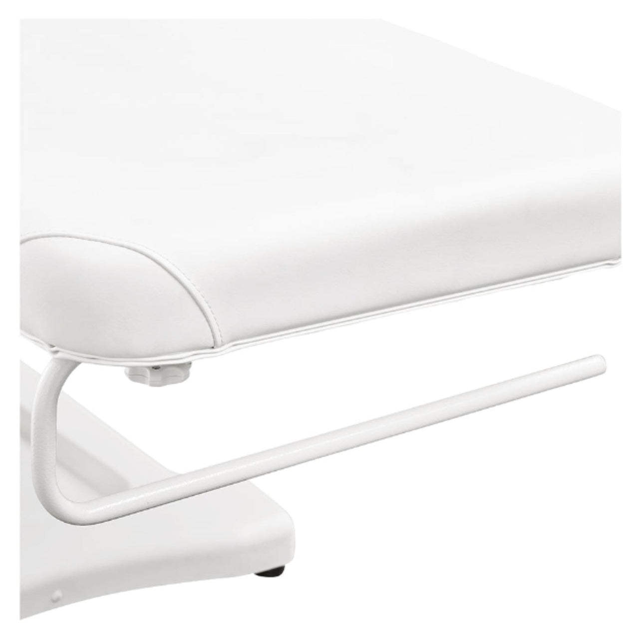 DIR Serenity Electric Spa Treatment Bed Close-Up View Of Paper Towel Holder And White Upholstery