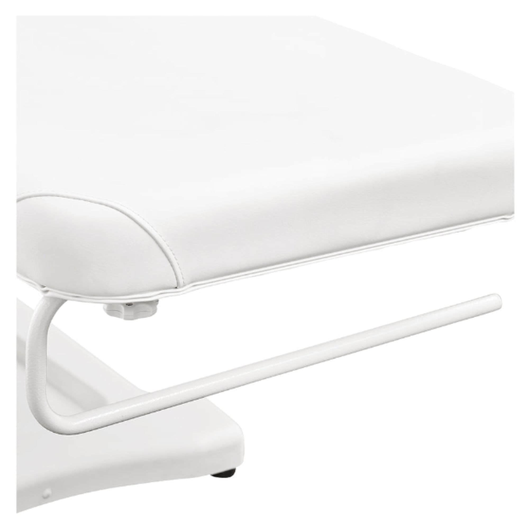 DIR Serenity Electric Spa Treatment Bed Close-Up View Of Paper Towel Holder And White Upholstery