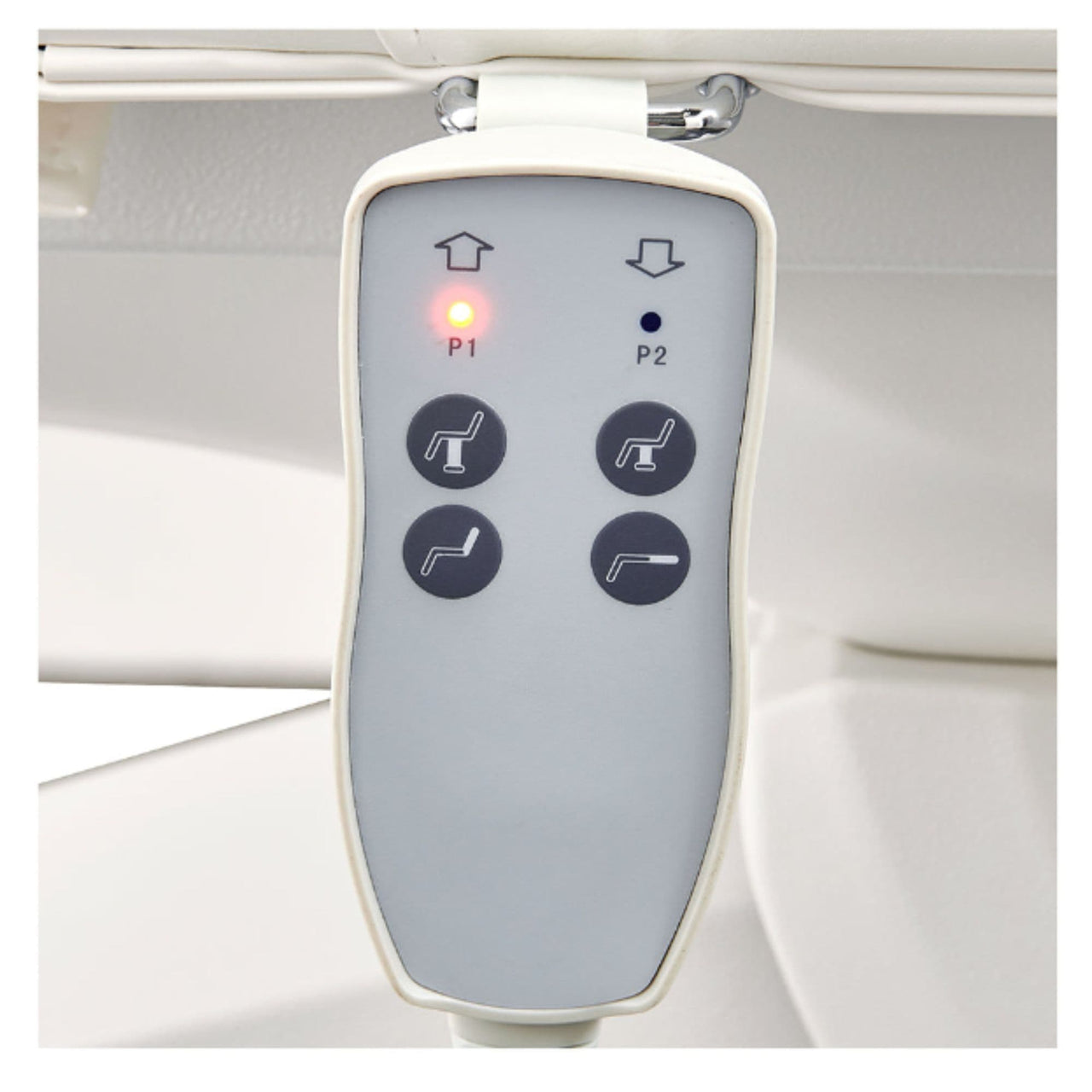 DIR Serenity Electric Treatment Table Close-Up View Of Remote Control For White Color