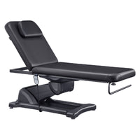 Thumbnail for DIR Serenity Electric Treatment Table Front Angled View Of Black Color And Remote Control On White Background