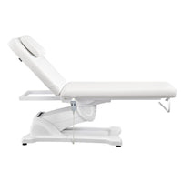 Thumbnail for DIR Serenity Electric Treatment Table White Color Front View With Remote Control On White Background