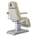 DIR Sydney 4-Motors Esthetician Chair Beige Rear Angled View With Foot Control On White Background