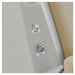 DIR Sydney 4-Motors Esthetician Chair Close-Up View Of Reset And Lock Controls For Beige Variant