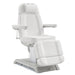 DIR Sydney 4-Motors Esthetician Chair White Front Angled View On White Background