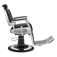 Thumbnail for DIR Titan Hydraulic Barber Chair Black Variant Side View On White Background