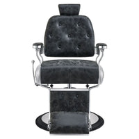 Thumbnail for DIR Titan Hydraulic Barber Chair Vintage Black Variant Front View On White Background