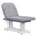DIR Tranquility 4-Motors Electric Medical Spa Treatment Table Gray Variant With Semi-Folded Leg Section And Remote Control