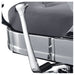 DIR Vanquish Barber Chair Close-up View Of Side Control Lever Detail On White Background