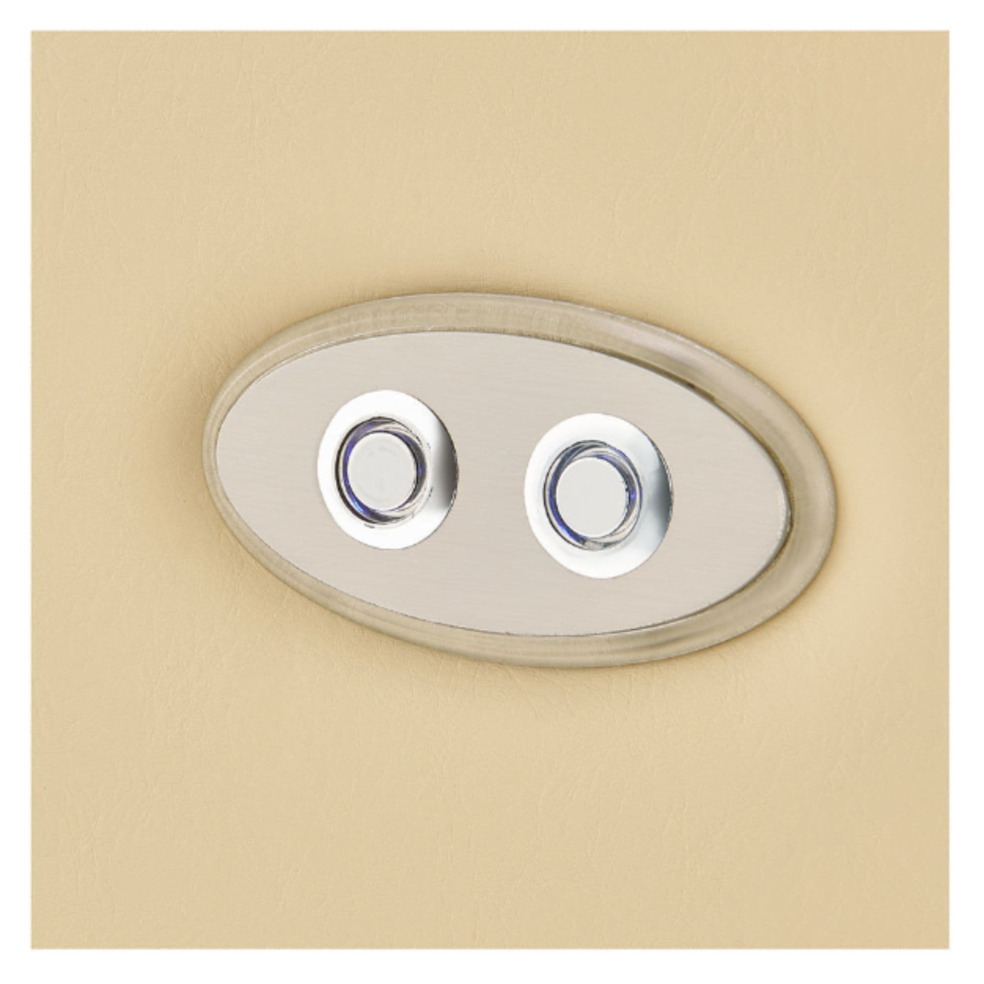 DIR Victoria Electric Shampoo Backwash Unit Beige Color And Close-up View Of Power Buttons